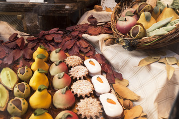 Marzipan sweets in York England