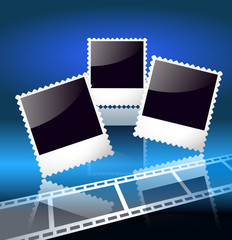 Photo frame and filmstrip