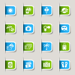 Label - Vacation icons