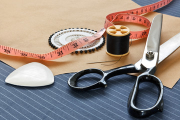 Bespoke suit template and tools