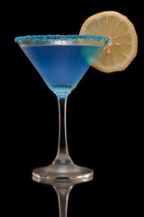 Blueberry lemon martini