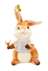 Porcelain figurine of a rabbit