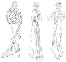Evening dresses