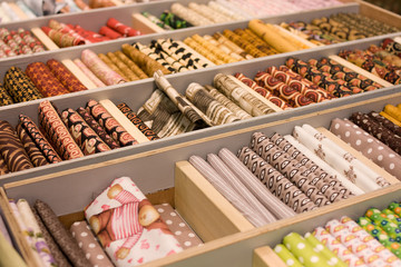 Retales para costura, catalogados