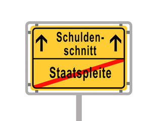 Schuldenschnitt Staatspleite