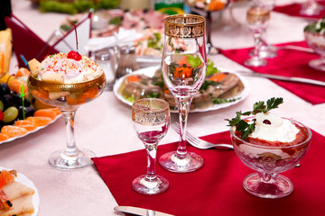 Table wine glasses for wine