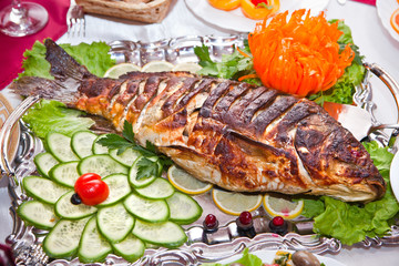 Fish fried for a breakfast