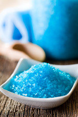 blue bath sea salt