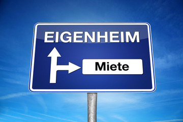 Eigenheim oder Miete