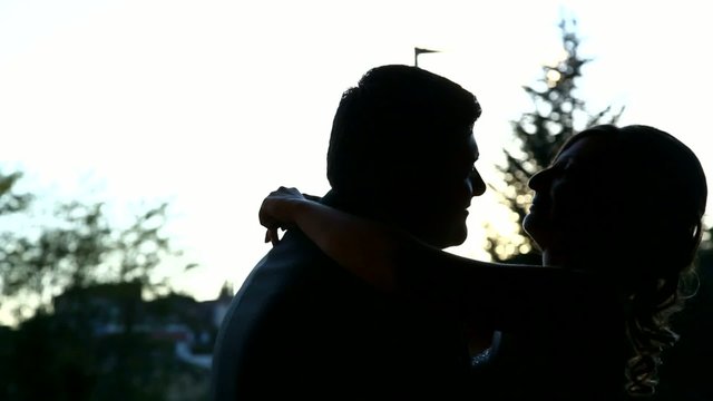 sposi silhouette