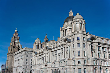 View of Liverpool waterfront