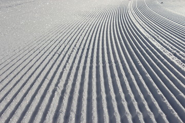 Ratrac track on snow