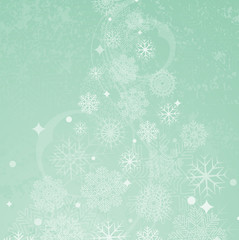 Abstract christmas tree