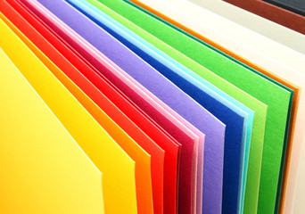 Farbauswahl Papier - obrazy, fototapety, plakaty