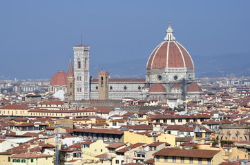 Fototapeta na wymiar Cathedral Santa Maria del Fiore in Florence, Italy