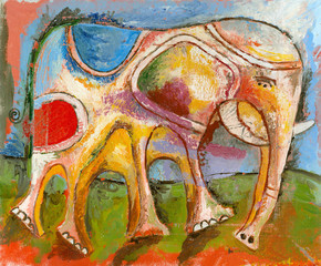 Naklejka premium Слон