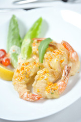 spicy prawn,fried spicy prawn