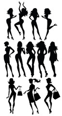 green tea, vector collection of forms and frames