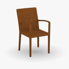 3d render of restaurant chair