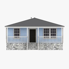 3d render of US house