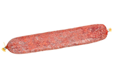Dried sausage isolated