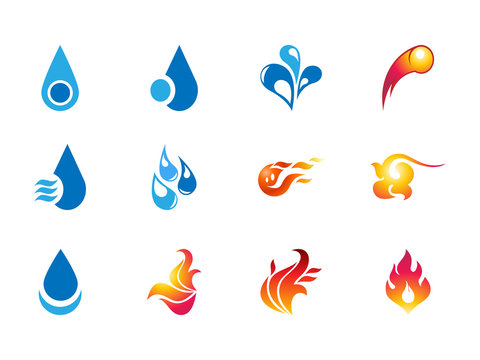 0106 Fire and Water Icons