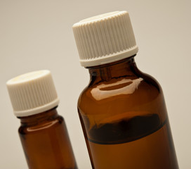 Bottles with aromatic oil