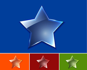Obraz premium star icons design element