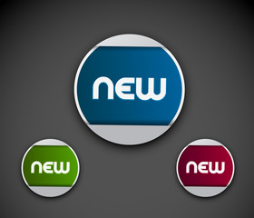 advertisement labels stickers