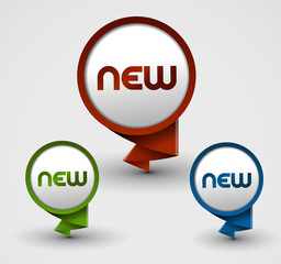 advertisement labels stickers