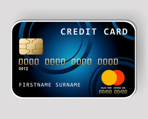 Blue credit card.Banking concept - 39240027