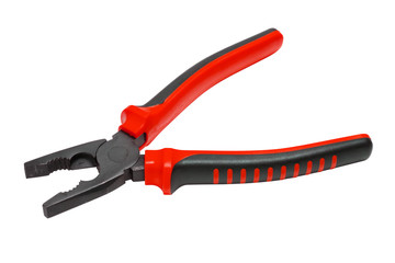 Pliers, open, isolated