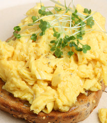 Scrambled Eggs on Toast