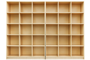 shelves, Small wooden box with cells