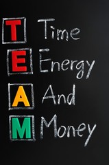 Acronym of TEAM