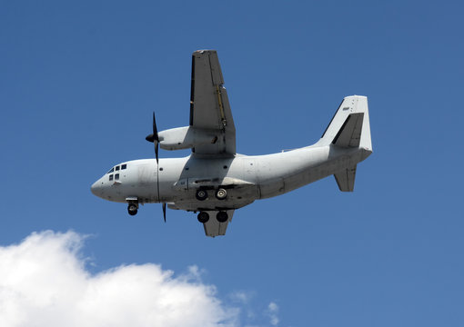 Military transport airplane