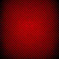 red paint background with lattice pattern