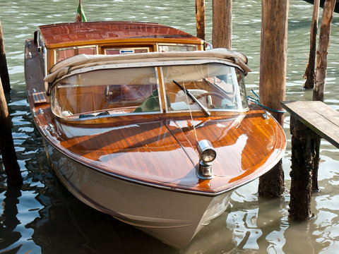 Fototapeta wooden boat