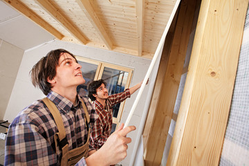 studwork: fixing the plaster boards