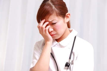 young nurse depressed