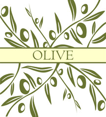 olive background