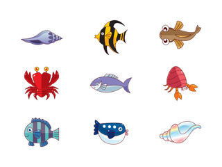 0705 Playful Fish Set