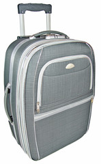 gray suitcase