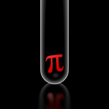3d pi in glass tube