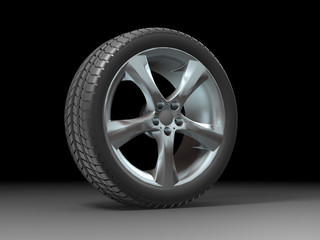 Obraz premium Car wheel