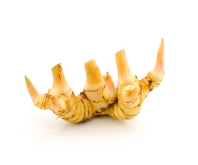 galangal on white background