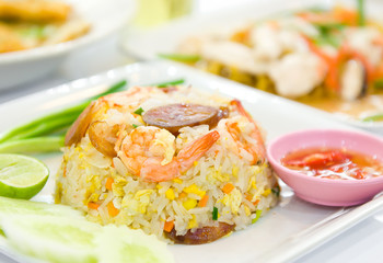 fried rice with shrimp