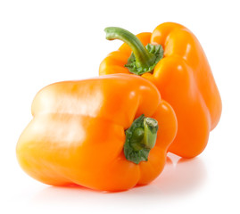 two yellow pepper