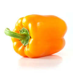 isolated yellow pepper
