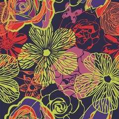floral seamless texture